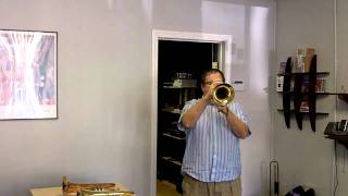 Couesnon Flugelhorn demonstration Austin Custom Brass [upl. by Kenley]