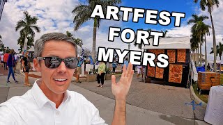 Some changes at ArtFest Fort Myers Art Festival [upl. by Neelhtac]