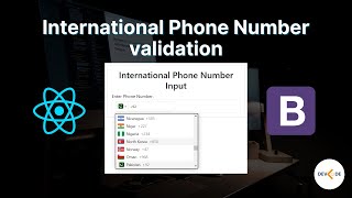 Master React JS Phone Input with Bootstrap in 2024 [upl. by Idnor]