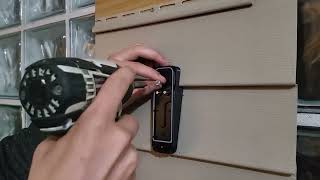 blink doorbell vinyl siding adapter installation [upl. by Particia]