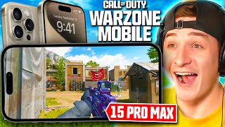 UNBOXING iPhone 15 Pro Max amp WARZONE MOBILE Gameplay [upl. by Groome]