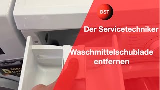 Waschmittelschublade entfernen und reinigen [upl. by Ahsercal]