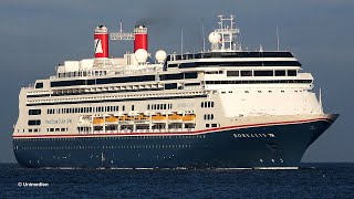 BOREALIS  maiden call of the Fred Olsen Cruise Lines ship in Germany  4KQualityVideo [upl. by Attenyt]