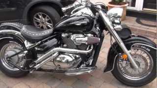 Suzuki Boulevard C50T With Violator Pipes [upl. by Lanny]