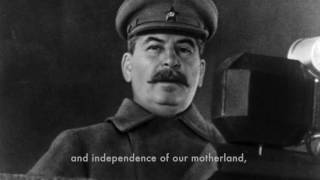 Stalins victory broadcast to the Soviet people 9 May 1945 Subtitled [upl. by Annawad]