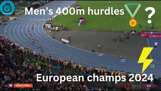 Can Warholm prove himself again  2024 400m Hurdles Final  European Championships [upl. by Jojo791]