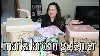 MARKALARDAN GELEN HEDİYELERİ AÇIYORUM 🎁 DEV PAKET AÇILIMI [upl. by Flower]