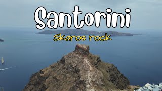 Skaros rock hike  Santorini  4K [upl. by Munt462]