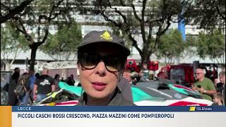 Piccoli caschi rossi crescono piazza Mazzini come Pompieropoli [upl. by Vadim408]