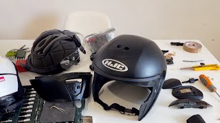 How to disassemble HJC RPHA 90s flip up helmet for painting [upl. by Ulberto]