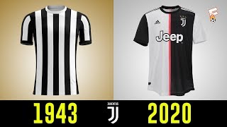 All Juventus Football Kits History 1943  2020 ⚽ Juventus Shirts History ⚽ Footchampion [upl. by Maribelle703]