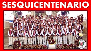 GUE JFSC  SESQUICENTENARIO  Marcha Militar Peruana  Banda de Músicos y de Guerra  TRUJILLO [upl. by Olette33]