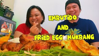 PORK EMBUTIDO AND FRIED EGG 🥚MUKBANG🔥TASTING EVERY FLAVOR🐘  Mukbang Philippines  ASMR  Food [upl. by Arihat]