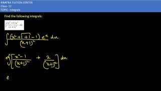 34 Integrate x21 exx12 dx [upl. by Bonis]