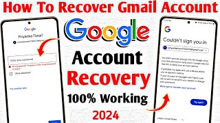 Gmail account recovery without password and email  Gmail Account ka password bhul Jane par kya kare [upl. by Noletta]