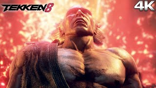 Tekken 8 – Lars Transforms Into Heihachi Mishima Scene 4K UHD [upl. by Tildi]