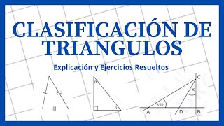 Clasificación de TRIÁNGULOS según sus lados y ángulos [upl. by Meeks]