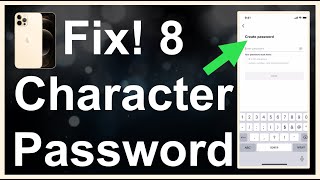 FIX Password Must Be At Least 8 Characters Long [upl. by Zaller723]