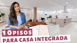 Dicas de Piso Para Casa Integrada  Larissa Reis Arquitetura [upl. by Amitie990]