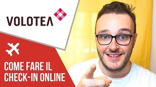 Come fare il Check in online VOLOTEA [upl. by Gib]