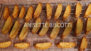 Crisp amp Delicious Anisette Biscotti  Great for Dipping [upl. by Stasny]