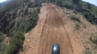 Dirt Biking  Wildcat  Near Bartlett Lake AZ [upl. by Ehcnalb]