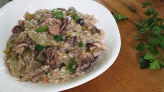 RISOTTO CON CARCIOFI E MOSCARDINI  Buono Facile Veloce [upl. by Levesque]