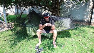 Warbonnet Ridgerunner hammock review September 2019 [upl. by Etnaid]