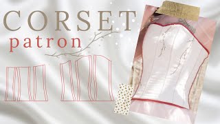 TUTO COUTURE  DIY CORSET 🎀 PARTIE 1  le patron  artisanalie [upl. by Trey]