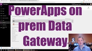 Powerapps on premise data gateway [upl. by Nahk379]