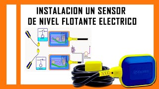 FLOTADOR ELÉCTRICO  Cómo instalar un Flotador Eléctrico en Cisterna o Tinaco ✔️ 👨‍🔧 [upl. by Zabrine]