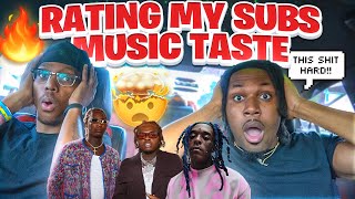 I RATED MY SUBSCRIBERS FAVORITE SONGS FROM 1 TO 10😳🔥 [upl. by Awad]