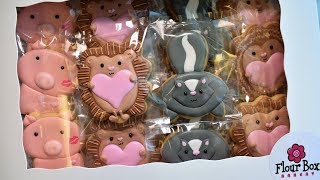 Valentine Animal Cookie Tutorial [upl. by Shanleigh836]