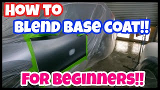 How to blend paint Base coat blending for dummies 🤪🤪 [upl. by Eelana]