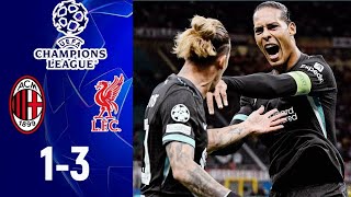 AC Milan  Liverpool 13 Highlights  UEFA Champions League  20242025 [upl. by Cammi877]