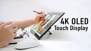 The BEST PORTABLE MONITOR 2024  Magedok PIX9 16quot 4K OLED Touchscreen Monitor with Stylus Pen [upl. by Einial]