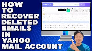 How To Recover Deleted Emails in Yahoo Mail Account Guide [upl. by Yecies]