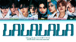 Stray Kids 락 樂 LALALALA Lyrics Color Coded Lyrics [upl. by Yendys]