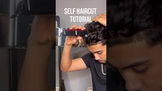 SELF HAIRCUT TUTORIAL Extremely Easy DIY Fadd barber hairstyle hair fypシ viral trending fyp [upl. by Prince]