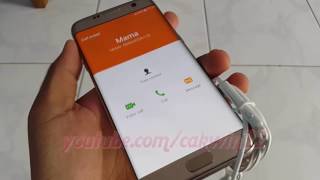 Samsung Galaxy S7  Edge How to Answer Call [upl. by Quentin]