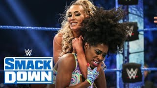 Naomi vs Carmella SmackDown Feb 21 2020 [upl. by Malda648]