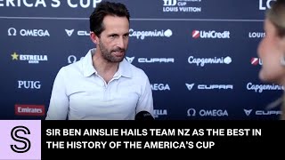 Sir Ben Ainslie hails Team NZ as the best in the history of the America’s Cup  Stuffconz [upl. by Araf]