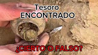 TESORO ESCONDIDO descubierto con DETECTOR DE METALES detectorismo [upl. by Iddet651]