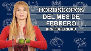 Horoscopos del Mes de Febrero Febrero MhoniVidente [upl. by Atiniv]