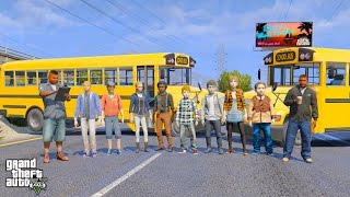 GTA 5 REAL LIFE TEEN MOD 35 EPIC SCHOOL ROAD TRIP [upl. by Noived]