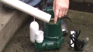 How To Install a SUMP PUMP Do It Yourself Project For Homeowners By Apple Drains Drainage Contracto [upl. by Guntar731]