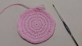 Урок вязания крючком КРУГА Крючок для начинающихLesson crochet circle [upl. by Grubman]