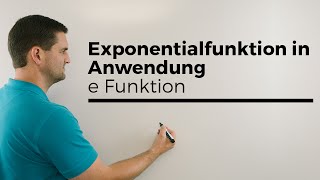 Exponentialfunktion in Anwendung e Funktion Vermehrung Keime  Mathe by Daniel Jung [upl. by Aronas]