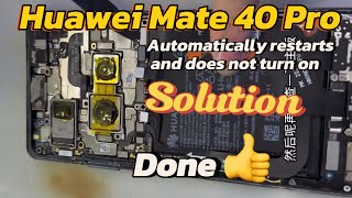 Huawei Mate 40 pro Automatic restarts stuck on Huawei logo Solution restorephone smartphone [upl. by Rivard845]