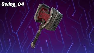 Fortnite  quotThumperquot Pickaxe Sounds [upl. by Adelice]